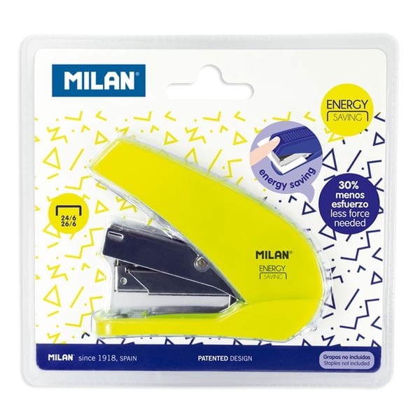 Milan 191071Y clip Standard rensemiddel Metallic, Gul