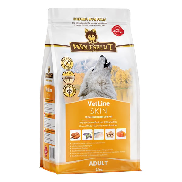 Wolfsblut VetLine Skin & Coat 2 kg Voksen Helt