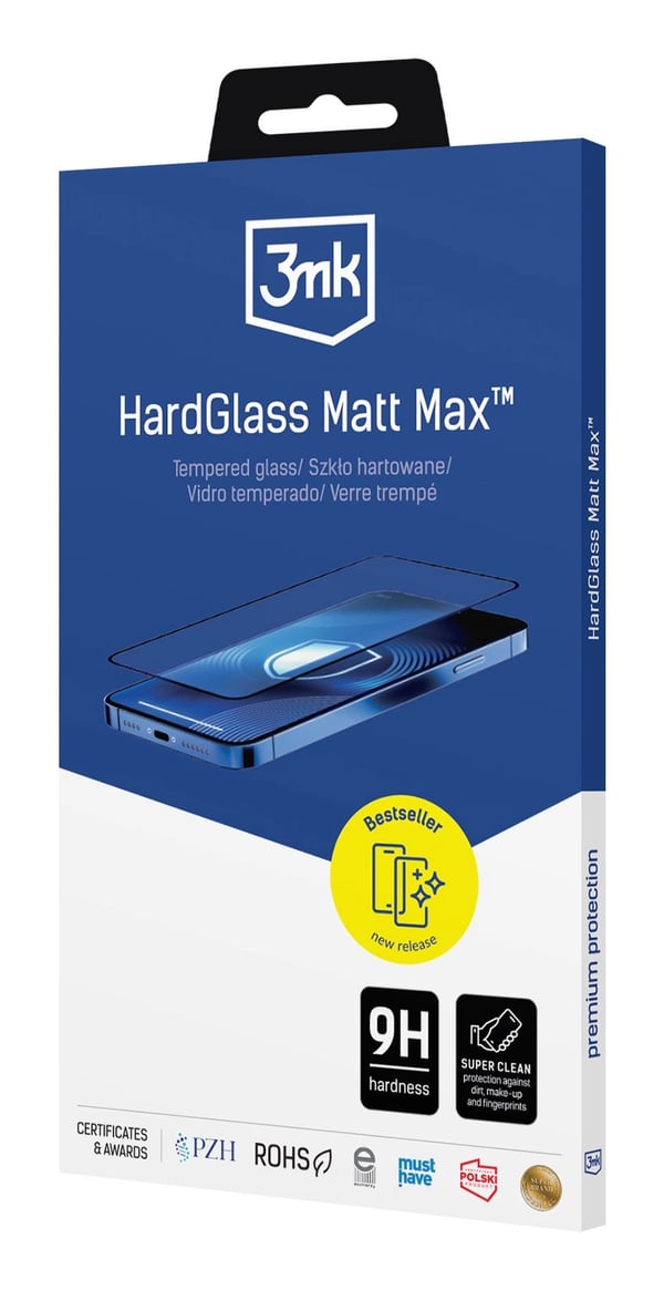 Pikkukuva 7 / 13: 3MK HardGlass Matt Max Näytön mattasuoja Apple 1 kpl