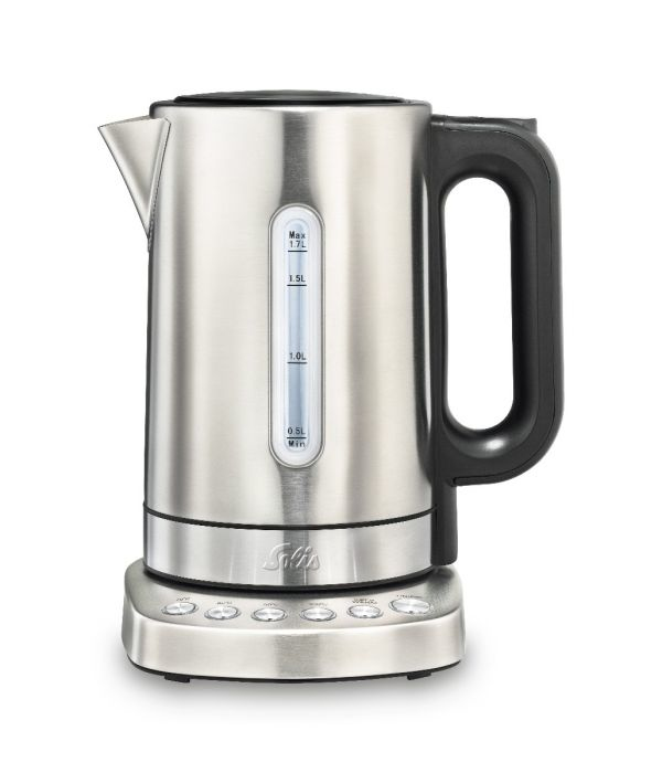 Miniatyrbild 5 av 6: Solis Vario Temp Kettle vattenkokare 1,7 l 2200 W Rostfritt stål