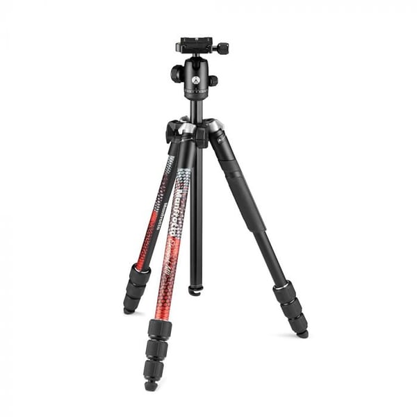 Manfrotto Element MII kamerastativ Digital-/filmkameraer 3 ben Sort, Rød
