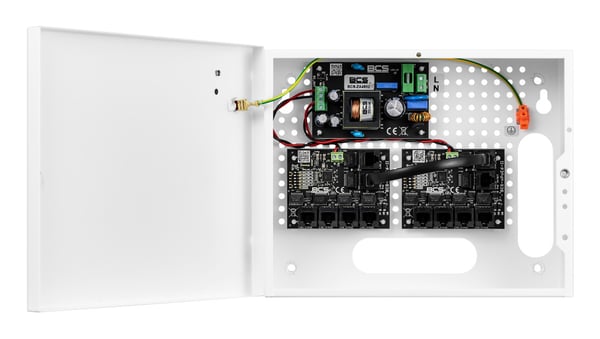 Miniatyrbillede 2 af 4: BCS BCS-IP8/E-S netværksswitch Ikke administreret Fast Ethernet (10/100) Strøm over Ethernet (PoE) Hvid
