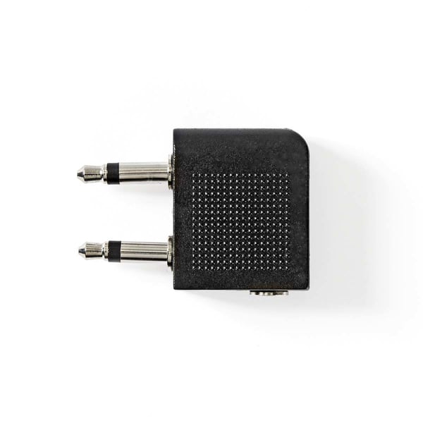 Miniatyrbillede 1 af 5: Nedis CAGB22970BK kabel kønsskifter 2x 3.5 mm Sort