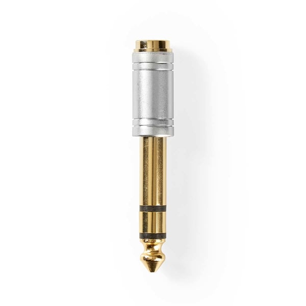 Miniatyrbillede 1 af 6: Nedis CAGC23930ME kabel kønsskifter 6.35 mm Sølv