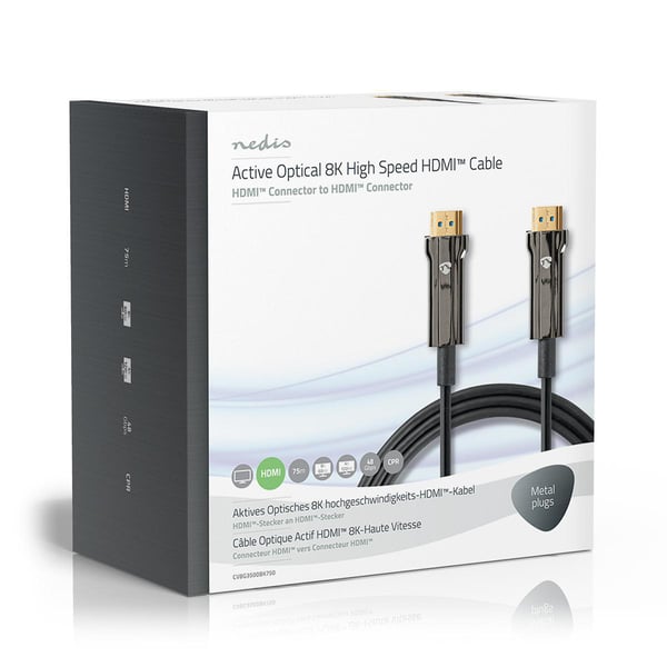 Nedis CVBG3500BK750 HDMI-kaapeli 75 m HDMI-tyyppi A (vakio) Musta