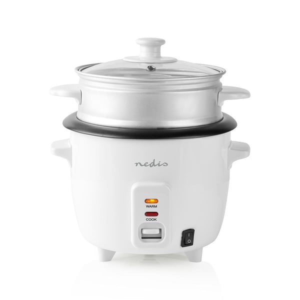 Nedis KARC06WT riisinkeitin 0,6 L 300 W Valkoinen