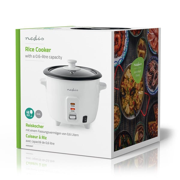 Pikkukuva 10 / 11: Nedis KARC06WT riisinkeitin 0,6 L 300 W Valkoinen