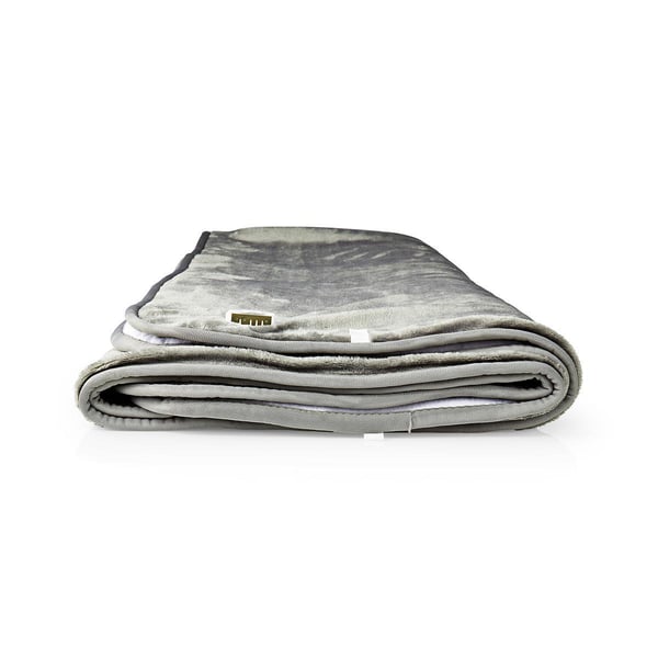 Miniatyrbillede 7 af 11: Nedis PEBL130CWT2 varmelagen og -pude Elektrisk tæppe 120 W Grå, Hvid Fleece, Polyester