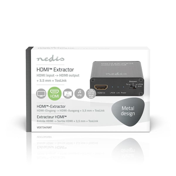 Pikkukuva 9 / 9: Nedis VEXT3470AT videokytkin HDMI