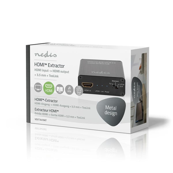 Nedis VEXT3470AT videokytkin HDMI