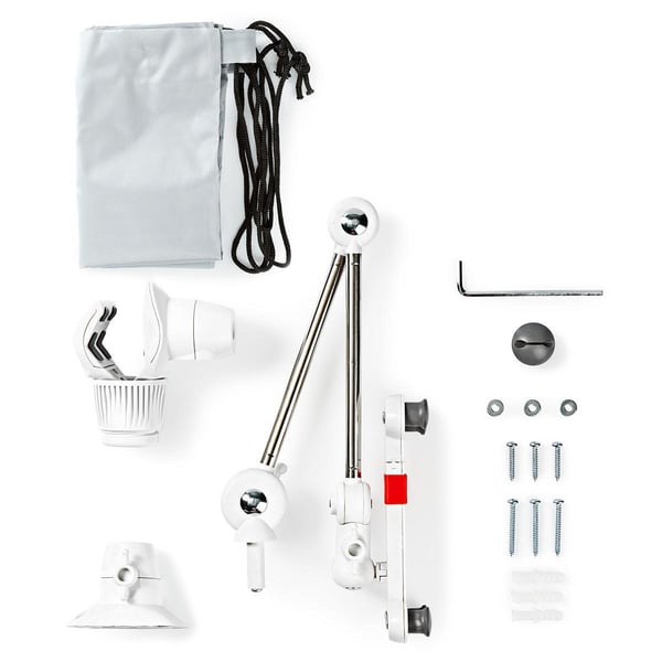 Miniatyrbillede 8 af 9: Nedis TDMT111WT holder Passiv holder Tablet/UMPC, Telefon Metallic, Hvid