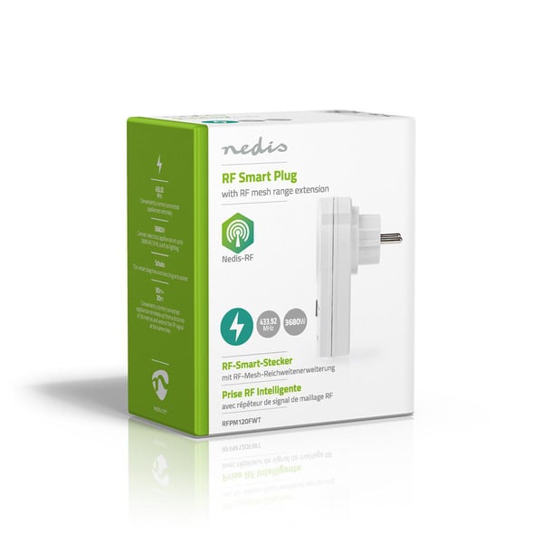 Miniatyrbillede 7 af 7: Nedis RFPM120FWT smart stik 3680 W Hvid