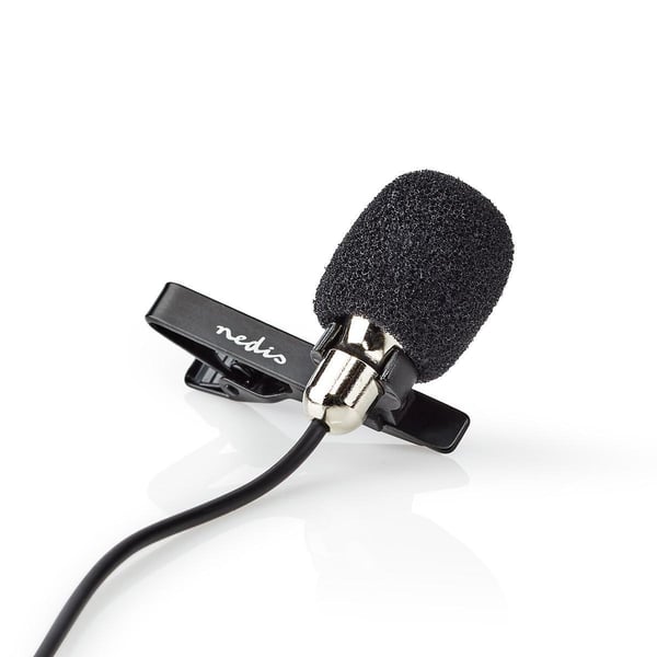 Miniatyrbillede 9 af 11: Nedis MICCJ105BK mikrofon Sort, Krom Clip-on mikrofon