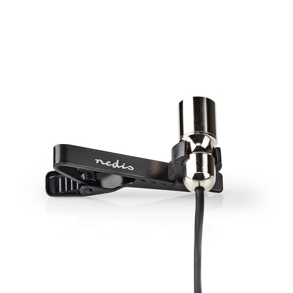 Miniatyrbillede 6 af 11: Nedis MICCJ105BK mikrofon Sort, Krom Clip-on mikrofon