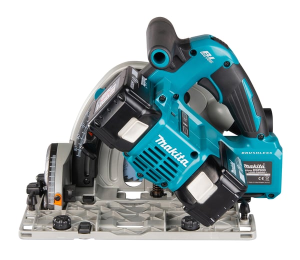 Makita DSP600PT2J transportabel rundsav 16,5 cm Sort, Blå 6300 rpm
