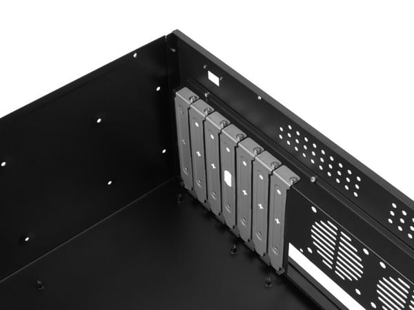 Miniatyrbild 2 av 5: Lanberg SC01-3504-10B modulärt serverchassi Rack (4U)