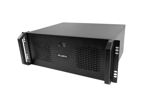 Miniatyrbild 1 av 5: Lanberg SC01-3504-10B modulärt serverchassi Rack (4U)