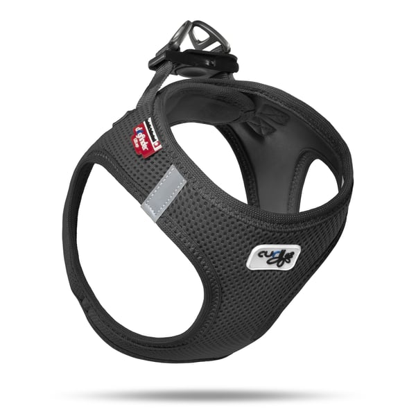 Pikkukuva 1 / 9: Curli Air-Mesh M Musta Polyesteri Koira Liivi