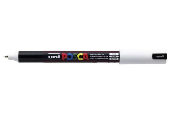 POSCA uni PC-1MR speedmarker 1 stk Projektilspids Hvid