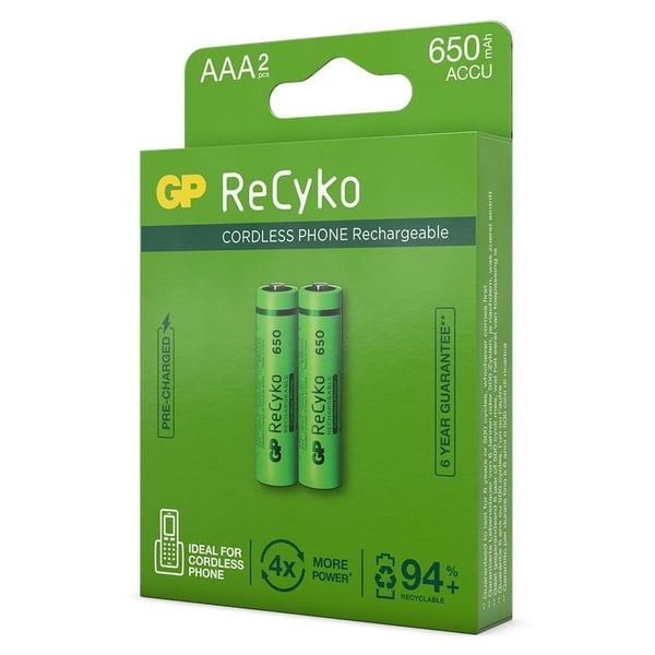 GP Batteries 12065AAAHCE-C2 Genopladeligt batteri AAA Nikkel-Metalhydrid (NiMH)