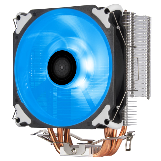 Miniatyrbild 1 av 7: Silverstone AR12 RGB Processor Kylare 12 cm Svart, Rostfritt stål, Vit