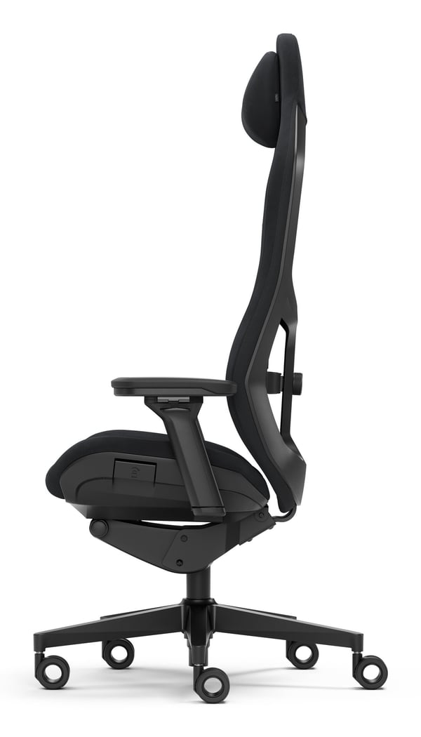 Miniatyrbild 4 av 8: Fractal Design FD-CH-RE1A-01 datorspelsstol PC-spelsstol Stoppad sits Svart