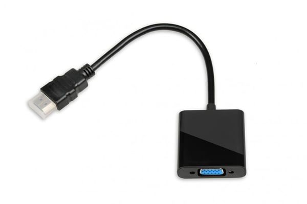 iBox IAHV01 videokaapeli-adapteri HDMI-tyyppi A (vakio) VGA (D-Sub) Musta