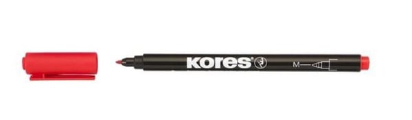 Kores M22107 speedmarker Rød 1 stk