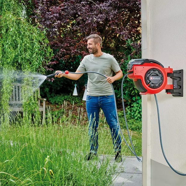 Einhell GE-HR 18/30 Li-Solo Väggmonterad rulle Automatisk Svart, Röd