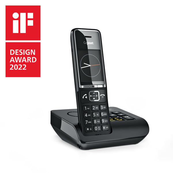 Miniatyrbillede 1 af 19: Gigaset COMFORT 550A Analog/DECT-telefon Nummervisning Sort