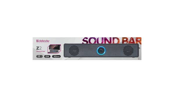 Defender Z2 Musta 2.0 kanavaa 6 W