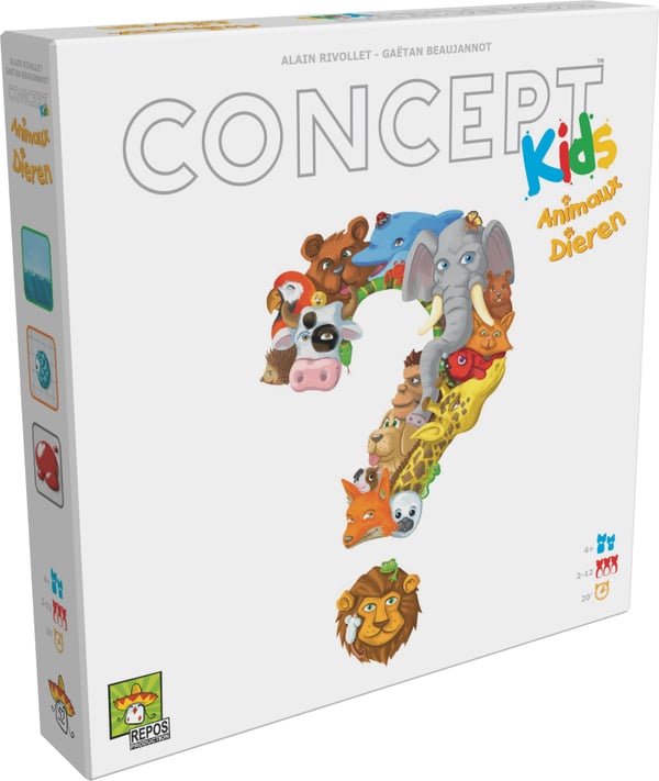 Repos Production Concept Kids Animals Brætspil Indlæring