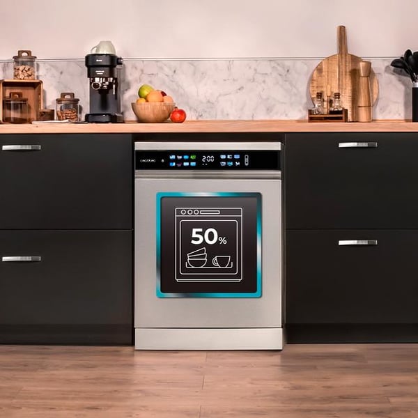 Pikkukuva 2 / 13: Cecotec Bolero Aguazero 6210 Inox D Vapaasti seisova 15 paikkoja