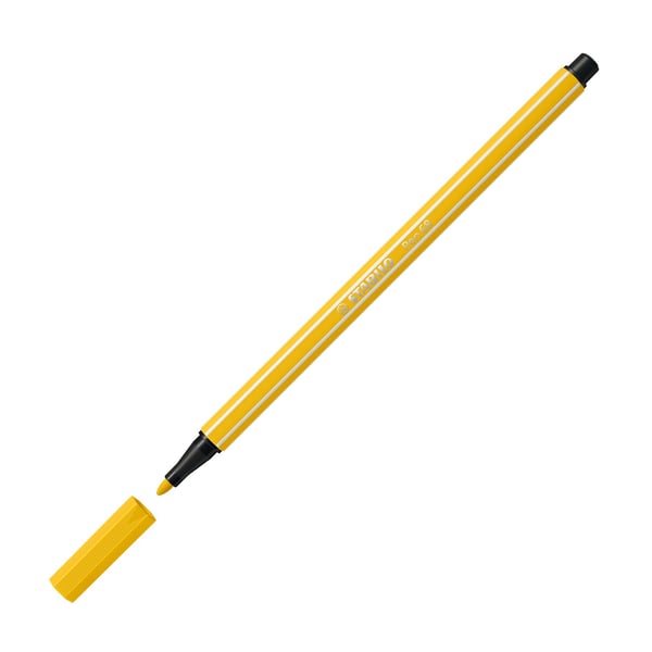 Miniatyrbillede 4 af 7: STABILO Pen 68 filtpen Gul 1 stk