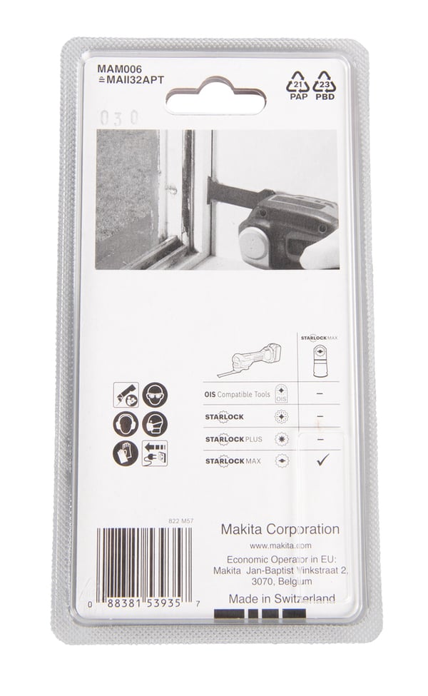 Makita B-66450 multifunktions-verktygsfästen