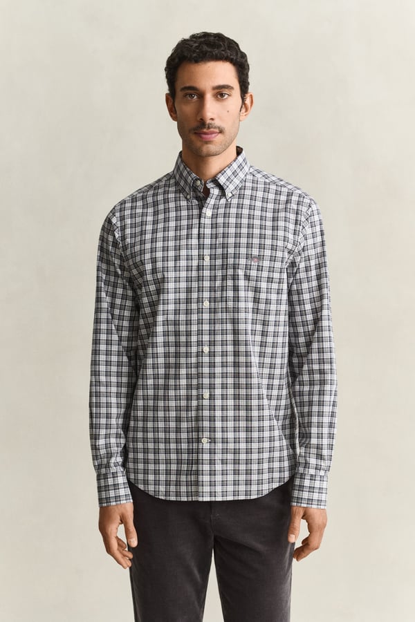 Miniatyrbild 4 av 7: Gant 3263002-251 Skjorta Button down-krage Långärmad Bomull