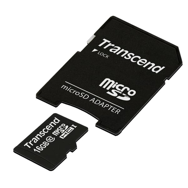 Miniatyrbillede 2 af 2: Transcend TS16GUSDHC10 hukommelseskort 16 GB MicroSDHC NAND Klasse 10