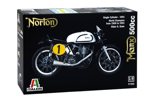 Miniatyrbillede 1 af 5: Italeri 4602 Motorcykelmodel
