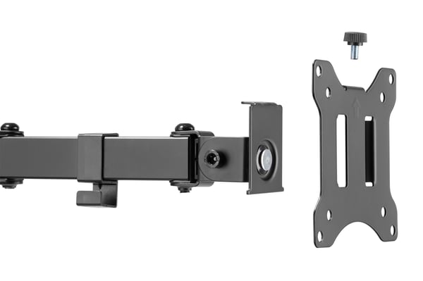 Digitus DA-90399 monitorin kiinnike ja jalusta 81,3 cm (32") Vastaanotto Musta