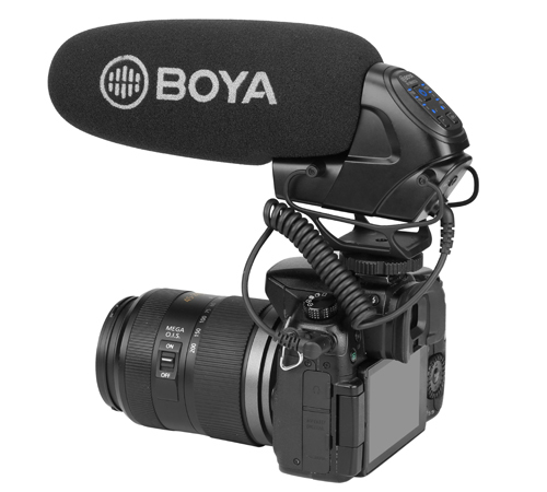Miniatyrbild 3 av 4: BOYA BY-BM3032 mikrofoner Svart Mikrofon till digital filmkamera
