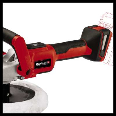 Miniatyrbild 4 av 6: Einhell CE-CP 18/180 Li E-Solo Skivslipmaskin 3000 RPM Svart, Röd