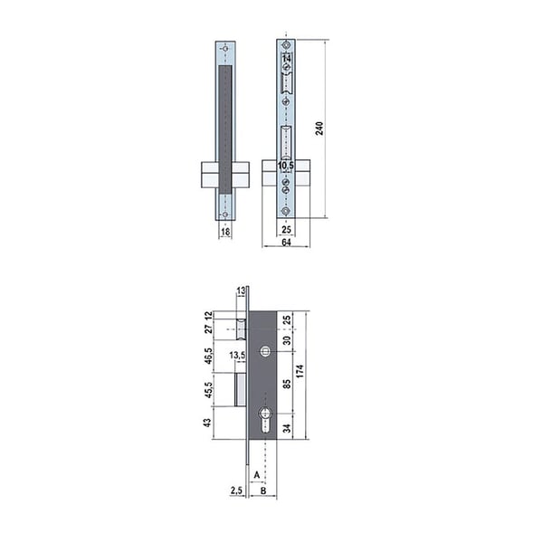 A Forged Tool 03016540 ovilukko & turvalukko