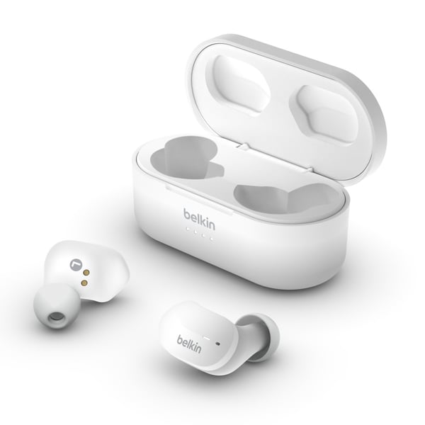 Belkin AUC001BTWH hovedtelefoner/headset Trådløs I ørerne Musik Micro-USB Bluetooth Hvid