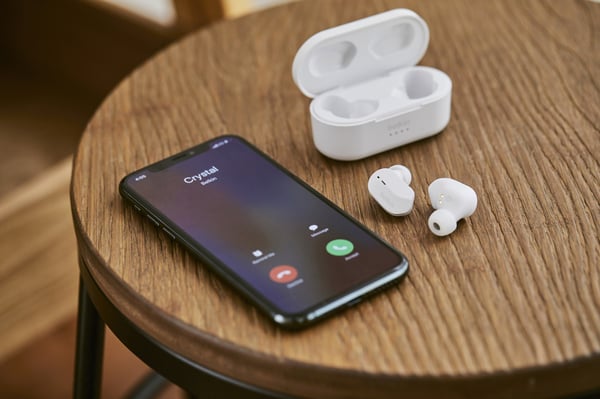 Belkin AUC001BTWH hovedtelefoner/headset Trådløs I ørerne Musik Micro-USB Bluetooth Hvid