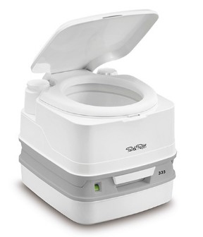 Miniatyrbillede 1 af 2: Thetford Porta Potti 335 Grå, Hvid Duroplast