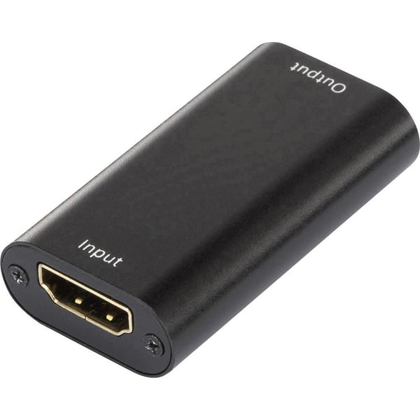 SpeaKa Professional SP-5973388 AV-förlängare Repeater för AV-utrustning Svart