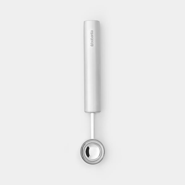 Pikkukuva 1 / 3: Brabantia 250408 hedelmälle ja voille pallokauha Ruostumaton teräs Hopea 31 mm