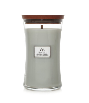 WoodWick Lavender & Cedar vokslys Andet CEDAR, Lavendel Grøn, Transparent 1 stk
