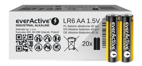 Everactive EVLR6S2IK husholdningsbatteri Engangsbatteri AA Alkaline