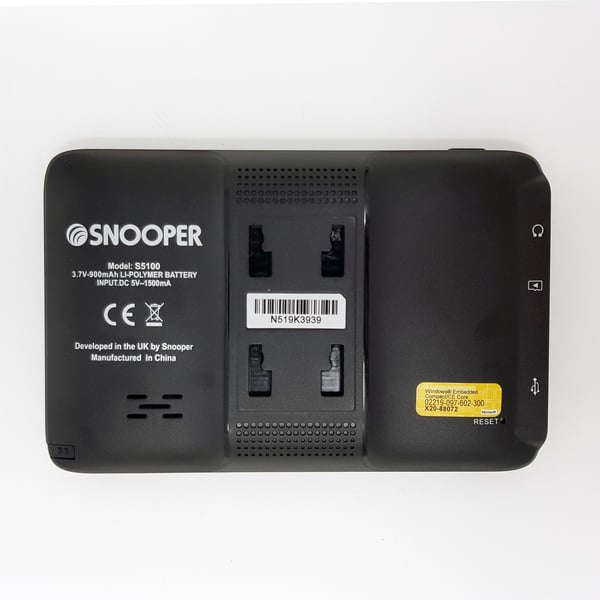 Snooper Truckmate PRO S5100 navigaattori Kiinteä 12,7 cm (5") LCD Kosketusnäyttö 170 g Musta